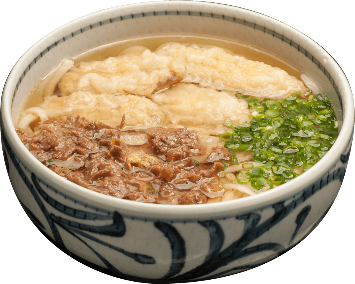 たけ屋　肉ごぼう天うどん