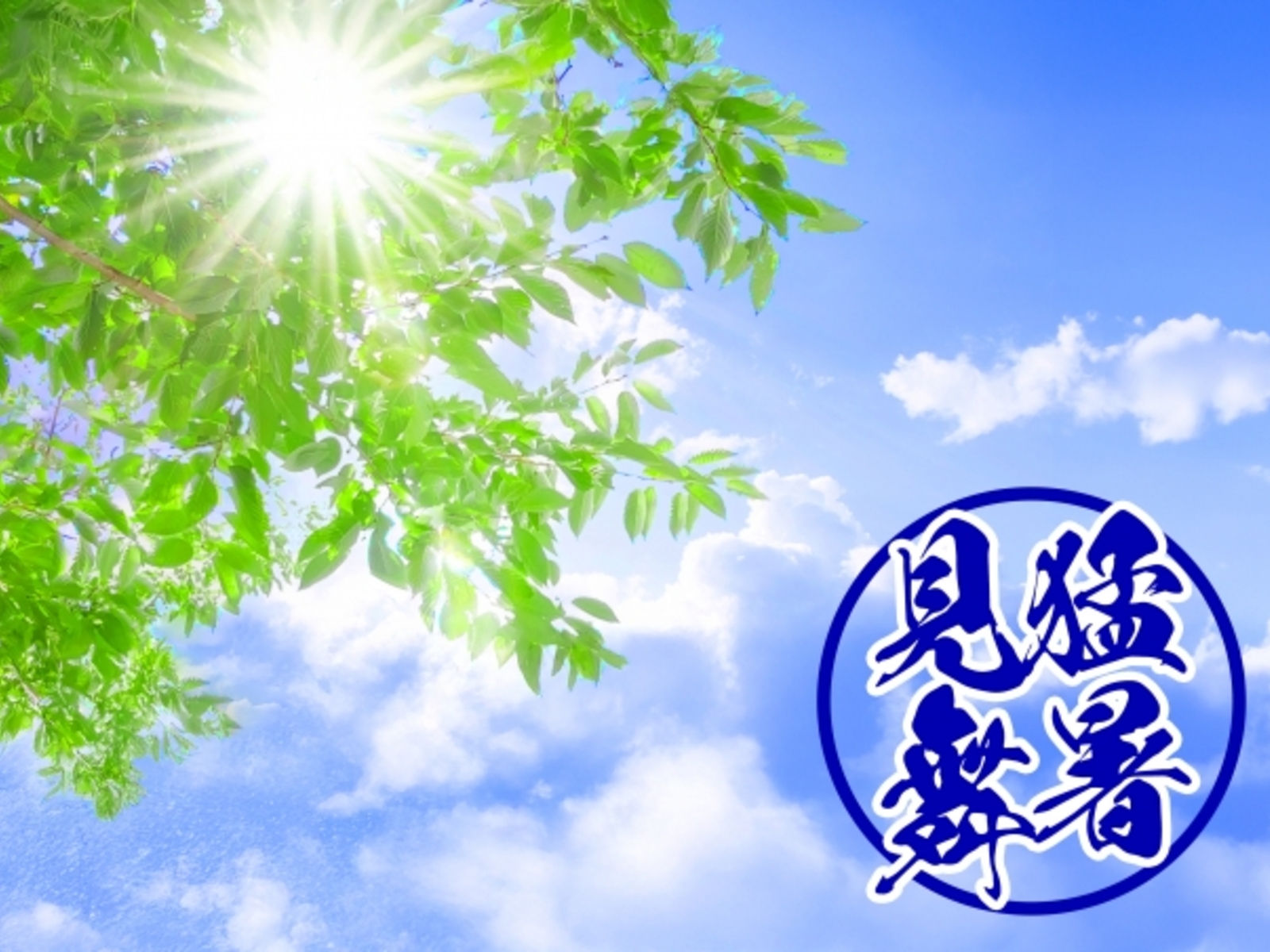 9月に入りました